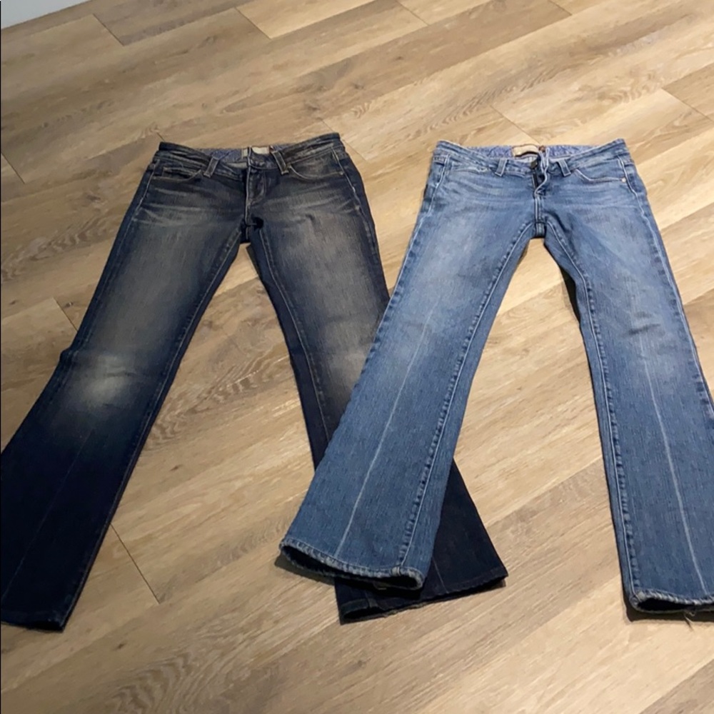 Paige Denim Jean Sizes 26 - dark wash remaining